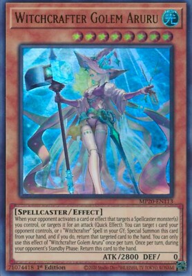 Witchcrafter Golem Aruru SDCH-EN014 Structure Deck: Spirit Charmers 1st Edition-image