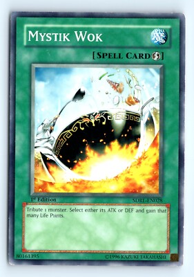 Yu-Gi-Oh Mystik Wok #SDRL-EN028 Structure Deck: Rise of the Dragon Lords tcg LP-image