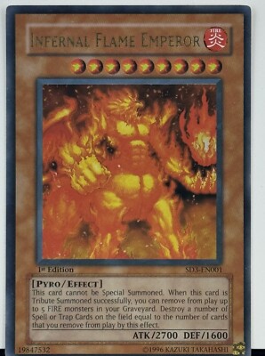 Yu-Gi-Oh Structure Deck: Blaze of Destruction #SD3-EN001 Infernal Flame Emperor-image