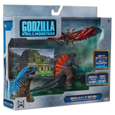 Jakks-Pacific - Godzilla Match Ups – Mothra VS Burning Godzilla - 2019 Godzill-image