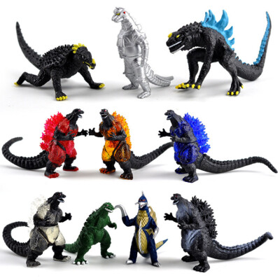 Godzilla King of the Monster Shin Mechagodzilla 10pcs Toy Figures Set Party Gift-image