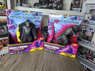 Godzilla X Kong The New Empire! Godzilla & Kong Real Feel LOT OF 2! FREE SHIP!-image