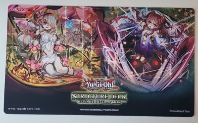 Official Yugioh Beware Of Traptrix Structure Deck Playmat - Offers Welcome-image
