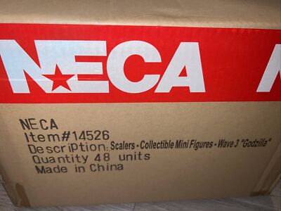 NECA SCALERS Godzilla King of Monsters Figure 2014 NEW SEALED CASE OF 48 🔥-image