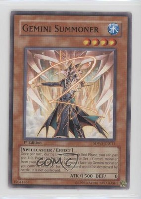 2009 Yu-Gi-Oh! Warriors' Strike Structure Deck 1st Edition Gemini Summoner 0d94-image
