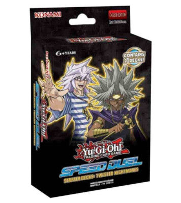 YUGIOH 1ST ED SPEED DUEL: TWISTED NIGHTMARES STARTER DECK FACTORY SEALED NEW-image