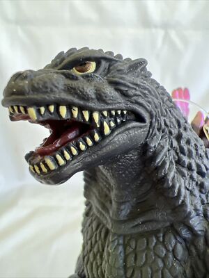 2016 Japan GODZILLA 2000 Millennium 10.5” Vinyl Figure Bandai Purple Fins Toho-image