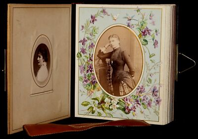 AMERICANA / ALBUM PRIMAVERA VICTORIAN PHOTOGRAPH ALBUM 1890 #273412-image