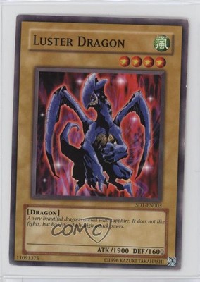 2005 Yu-Gi-Oh! Dragon's Roar Structure Deck 1st Edition Luster Dragon 1h17-image