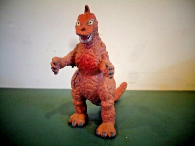 VINTAGE SOLID GODZILLA FIGURE-image