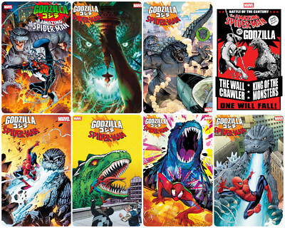 GODZILLA VS SPIDER-MAN **COVER SELECT** OPEN & [1:25] PRE-SALE 04/30/2025-image