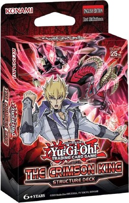 3x Yu-Gi-Oh! The Crimson King Structure Deck Factory Sealed/New Set of 3-image