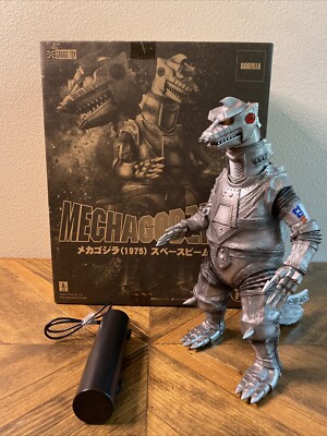 New Bandai Mechagodzilla 1975 Toho 30cm Space Beam Version Light Up Vinyl Figure-image