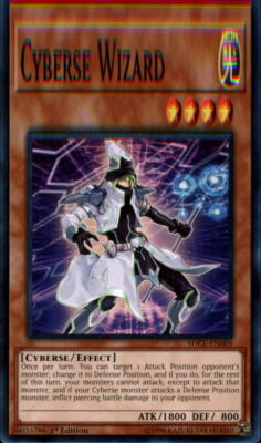 2017 Yu-Gi-Oh Structure Deck Cyberse Link 1st Edition #SDCLEN009 Cyberse Wizard -image