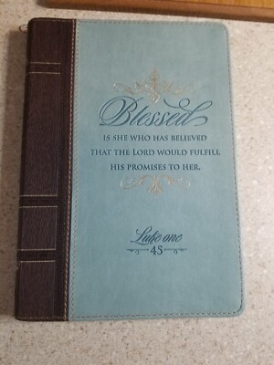 Journal Lux-Leather W/Zipper, Blessed (2017, Leather)-image