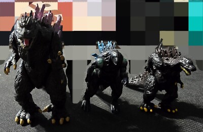 godzilla king of the monster action figures lot-image