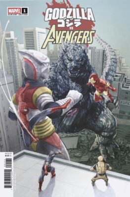 Godzilla Vs Avengers #1 Mitsuhiro Arita Variant Pre Order 6/18 Marvel Comics-image
