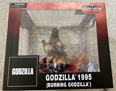 Gallery Diorama Burning Godzilla 1995. Godzilla Va Destroys. New Sealed Box-image