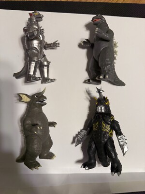 Godzilla Monster Island Super 7 4-Figure Set.-image