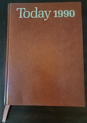 New Old Stock Today 1990 Desk Diary by World Book Encyclopedia NEVER USED-image