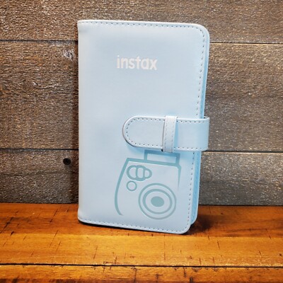 72 Pockets Fujifilm Instax Mini Photo Album- Blue Instant Camera Photo Album-image