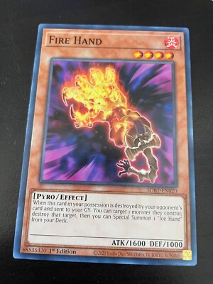 Fire Hand SDBT-EN020 Structure Deck: Beware of Traptrix 1st Edition-image