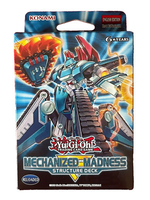 Yugioh! Mechanized Madness Structure Deck - 1st Edition - New - Unopened-image