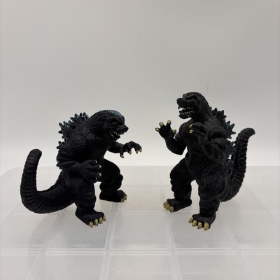 Vintage 1995 Toho Godzilla Two (2) Figures Lot! -image