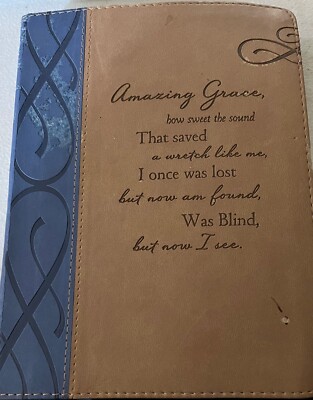 Amazing Grace Journal (Deluxe) Imitation Leather Barbour Books 2013 - NWOT-image