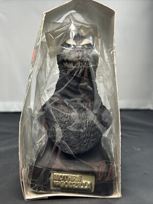 1998 BANPRESTO 6” Godzilla Bust Figure Godzilla VS MOTHRA 1964 NEW IN PACKAGE-image