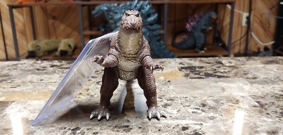 Vintage 1993 Bandai Godzilla Godzillasaurus Figure Tag Attached. Very Rare-image