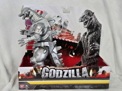NIB 08' Bandai-Godzilla: Classic 12 Inch Mechagodzilla Silver Figure #97912 MINT-image