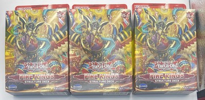 3 x Yu-Gi-Oh! Fire Kings Structure Decks Reloaded - 25th Anniversary (English)-image
