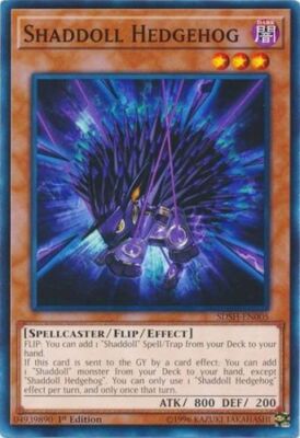 Shaddoll Hedgehog - SDSH-EN005 - Common - 1st Edition NM YuGiOh!  Structure Deck-image
