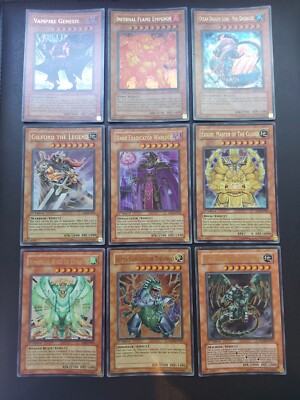 Yugioh - Original Structure Deck Cards 1st Edition Lot of 9 Cards Light Play-image