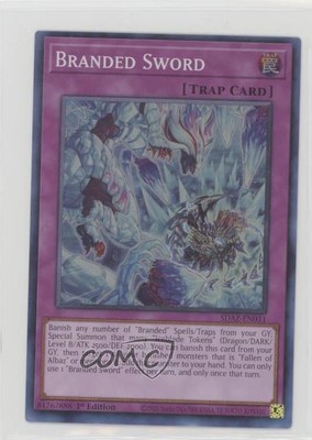 2022 Yu-Gi-Oh! Structure Deck: Albaz Strike 1st Edition SR Branded Sword 02l5-image