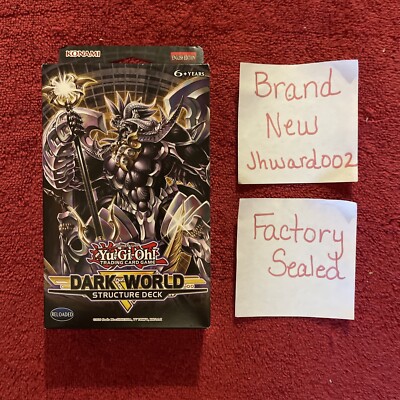Yu-Gi-Oh! Dark World Structure Deck 1st Edition - New Sealed Free Shipping!-image