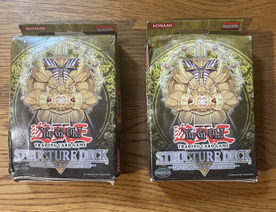 2 Yu-Gi-Oh TCG Invincible Fortress Structure Decks English Edition Konami Old-image