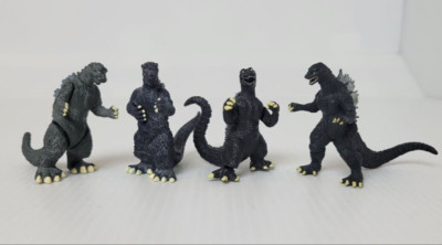 Godzilla Gummi Candy Toy Set 1954, 1955, 2001 + 2004 Super Chronicles 1
