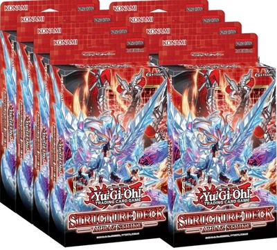 Yugioh TCG Albaz Strike 1st Edition Structure Deck DISPLAY Box 8 Decks SEALED!!-image