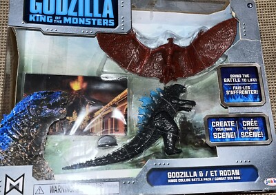 Godzilla and ET Rodan King of Monsters Action Figure Battle Pack Set  Jakks-image