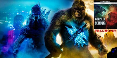 BLUE BLAST GODZILLA VS KING KONG ~BANDAI /S.H.MONSTERS 2 FIGURE LOT $65 OFF SALE-image
