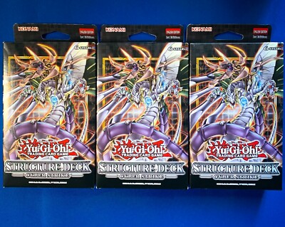 Yu-Gi-Oh! First Edition!!! Cyber Strike Structure Deck x3-image