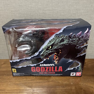 BANDAI S.H.MonsterArts GODZILLA 2000 Millennium Action Figure TAMASHII NATIONS-image
