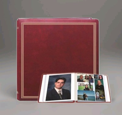 Pioneer Deluxe Photo Album (PMV-206) Magnetic Photo Album Burgundy--New in Box-image