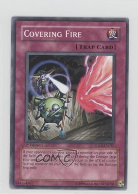 2007 Yu-Gi-Oh! Machine Re-Volt Structure Deck 1st Edition Covering Fire 00q0-image