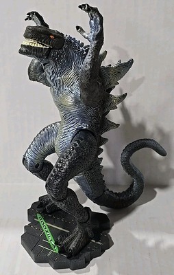 1998 Trendmasters 8” Nuclear Strike Fang Bite Action Figure Godzilla W/ Stand-image
