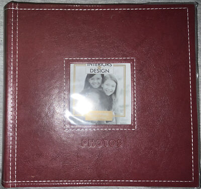 Photo Album, Book Bound, Holds 160 6”x4” Photos (Interiors by Design)-image