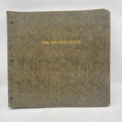 Sugarboo Designs Photo Album For The Ones I Love - Leather Cover - Retails $200-image