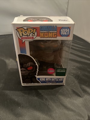 Funko Pop! Vinyl: Godzilla - Kong with Battle Axe (Flocked) - Books A Million...-image